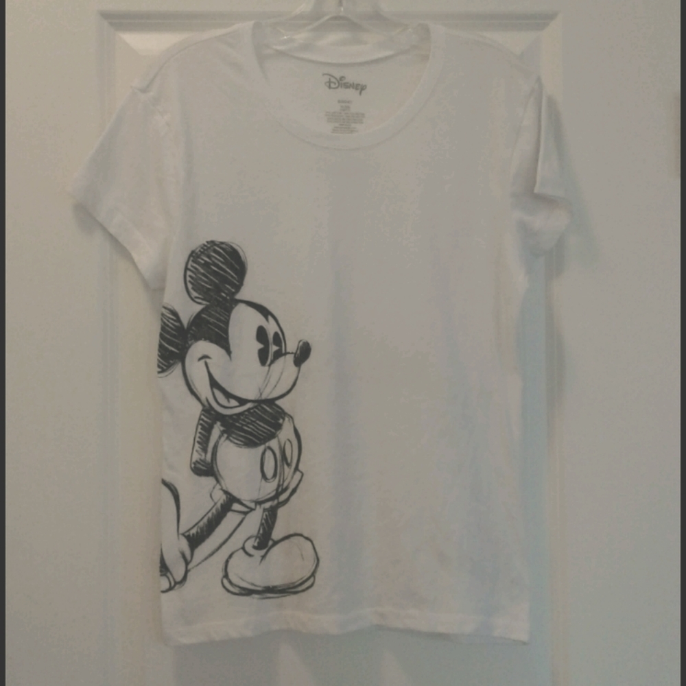 Disney shirt, ladies XL, Mickey sketch design
